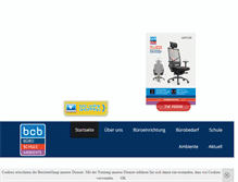 Tablet Screenshot of bcb-buerocenter.de